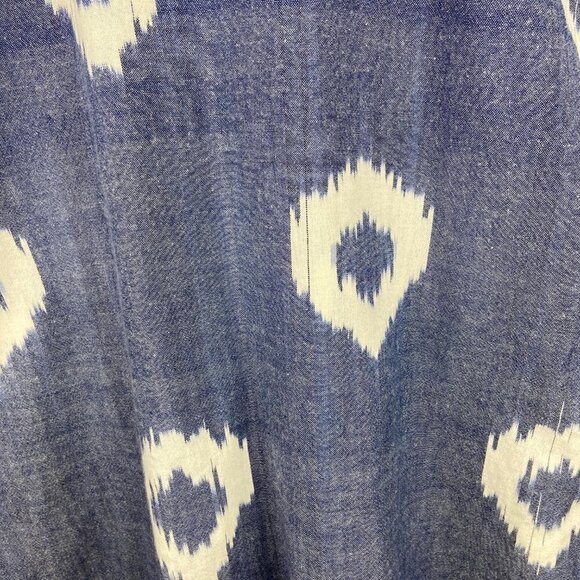 DE LA MER 1981 | Jellyfish Dress Blue & White Ikat - Picture 5 of 7